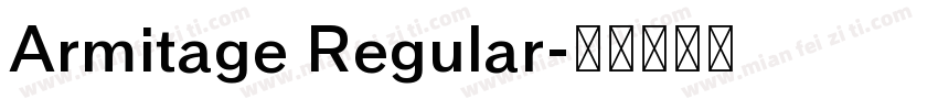 Armitage Regular字体转换